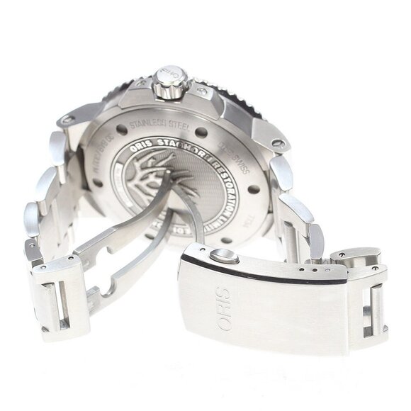 ORIS Aquis Staghorn Restoration Limited Edition 7734 Navy Dial AT Men's_844157 - Picture 5 of 12